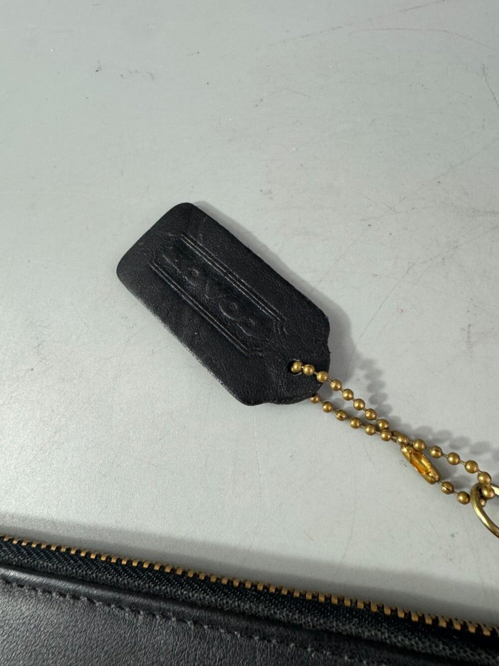Vintage Coach Black Leather Pouch - Picture 9 of 13